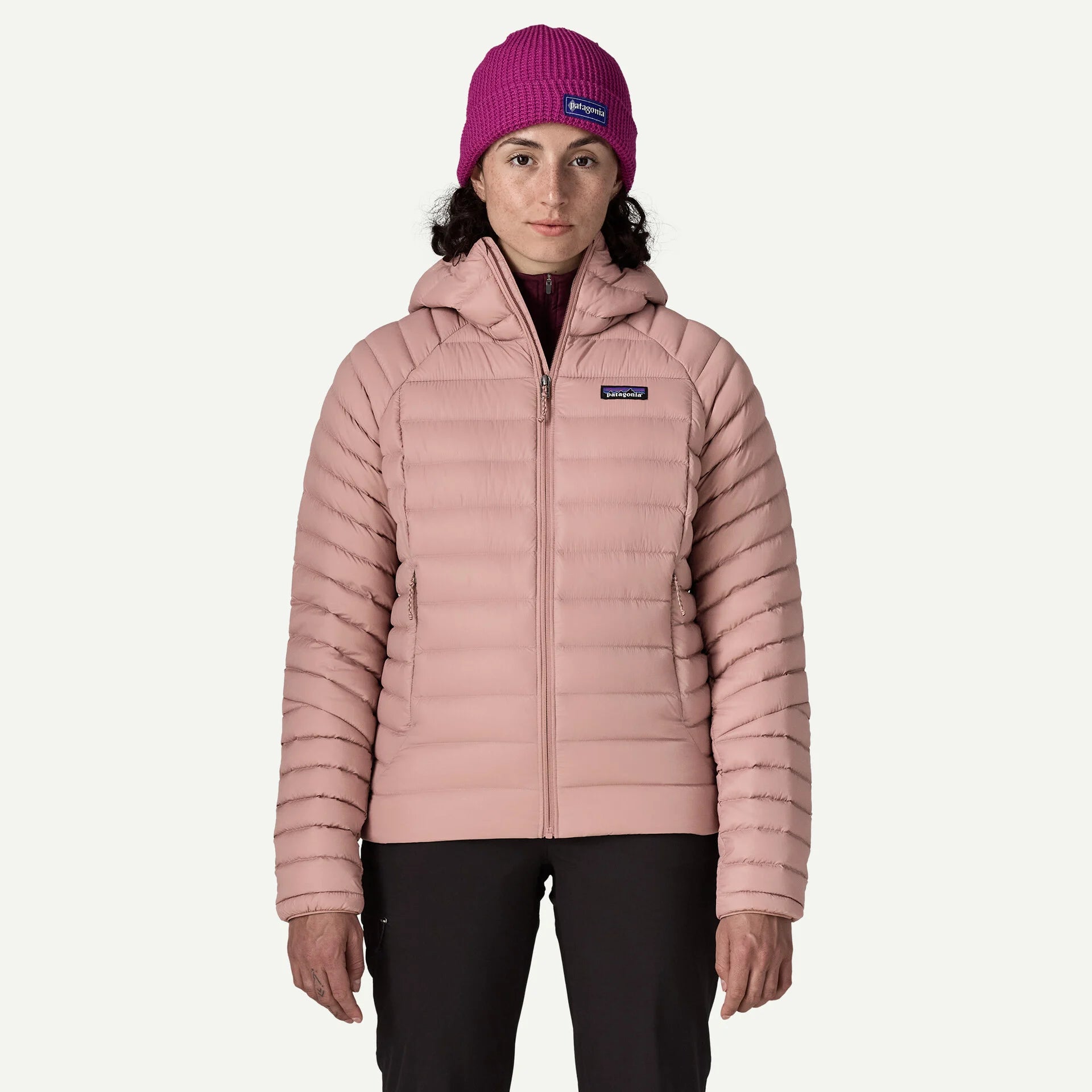 Down Sweater Hoody Wmn
