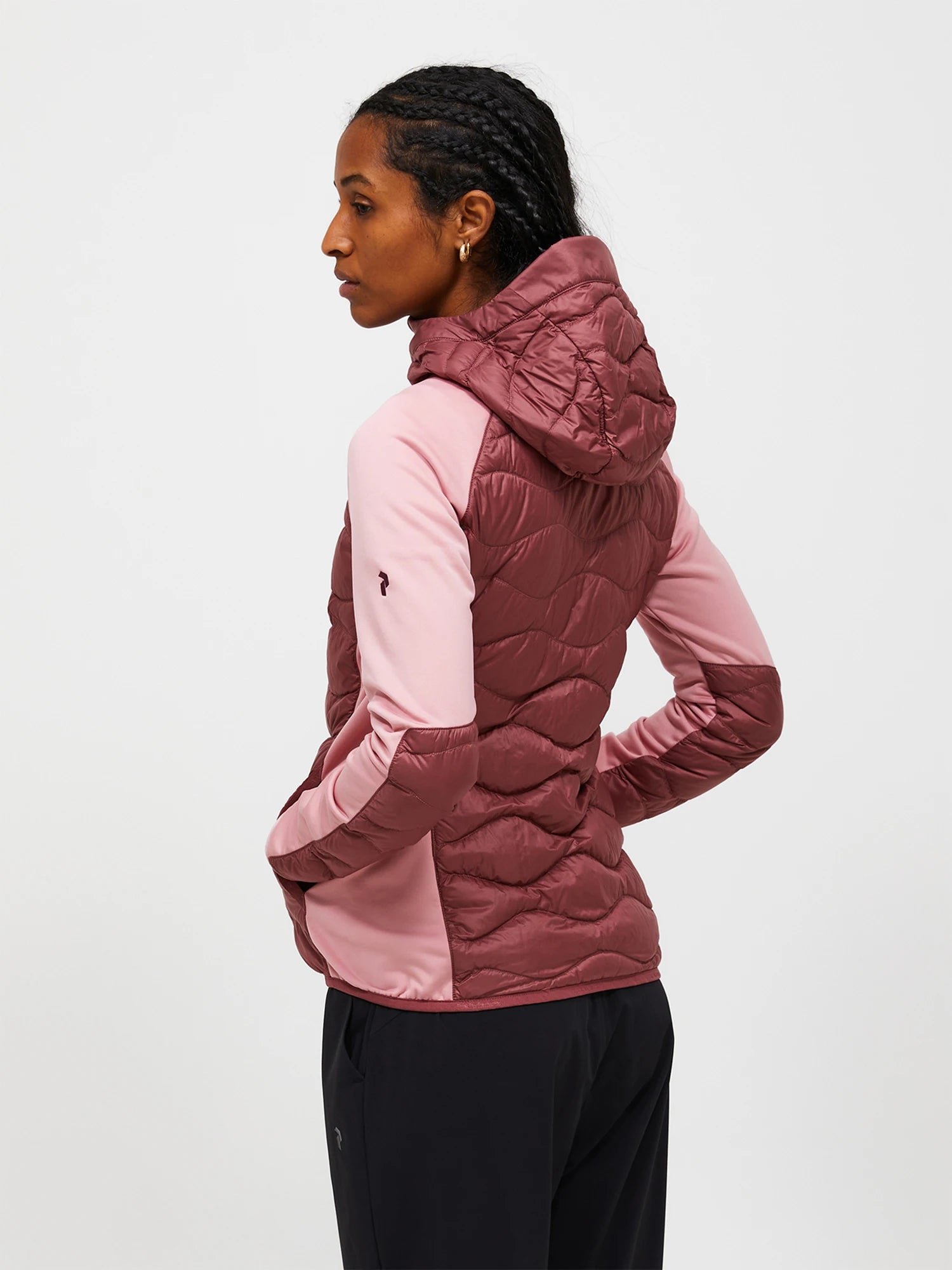 Helium Down Hybrid Hood Wmn