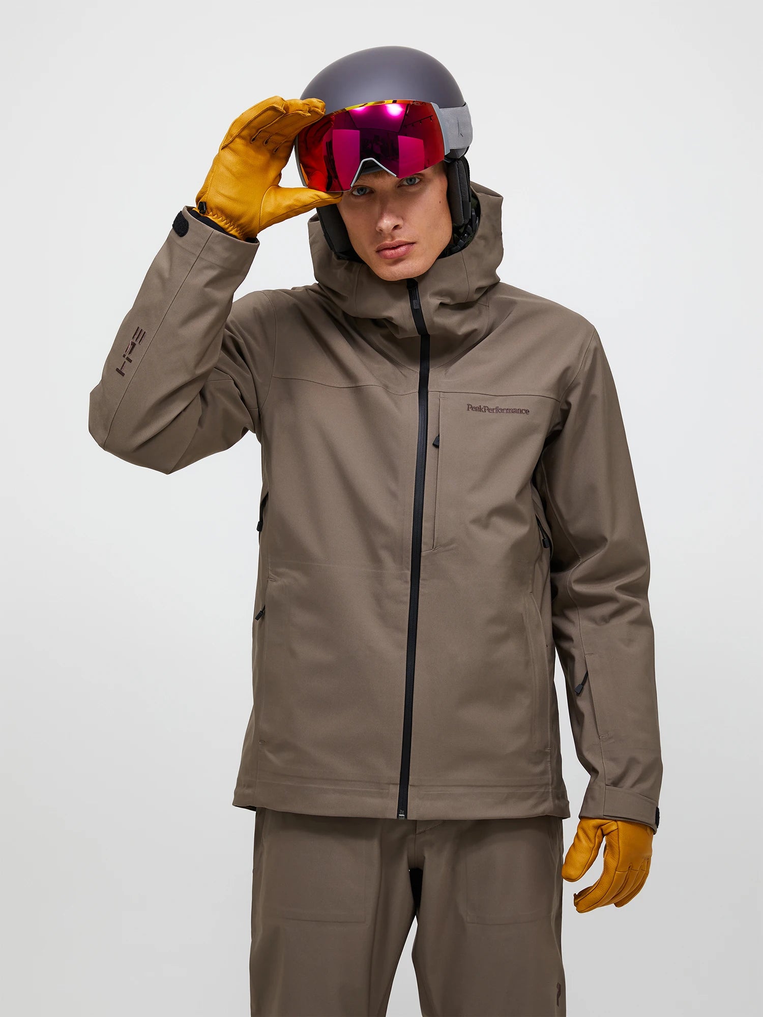 Maroon Hipe 3L Shell Jacket Man