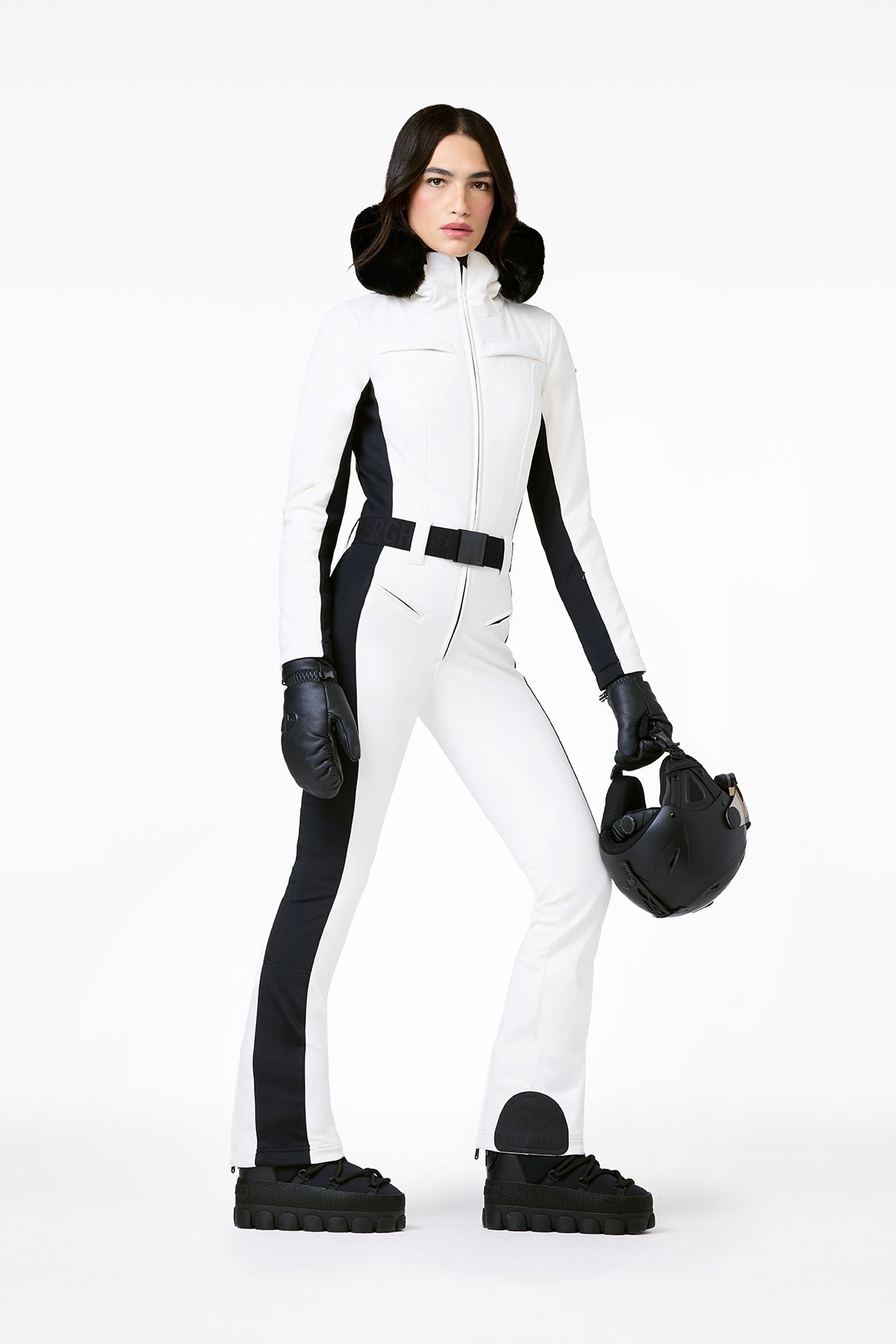 Parry Ski Suit Faux Border Wmn