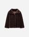 Curly Effect Fur Touch Short Jacket Wmn