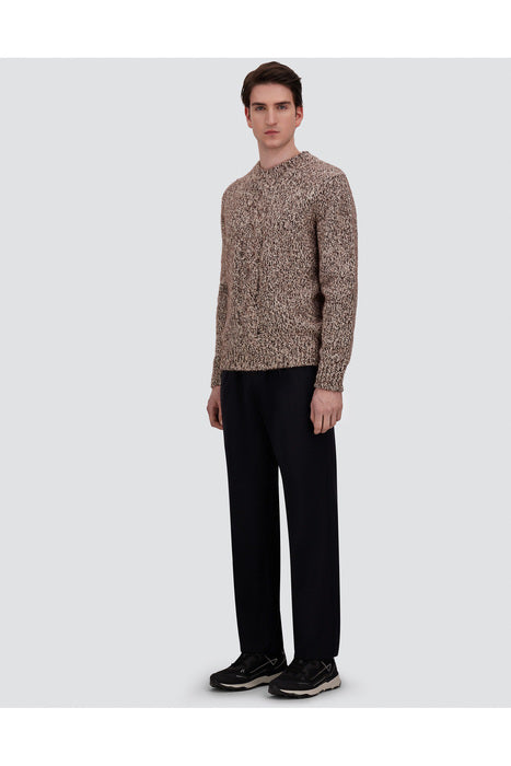 Wool Jumper Buttoned Detail Man