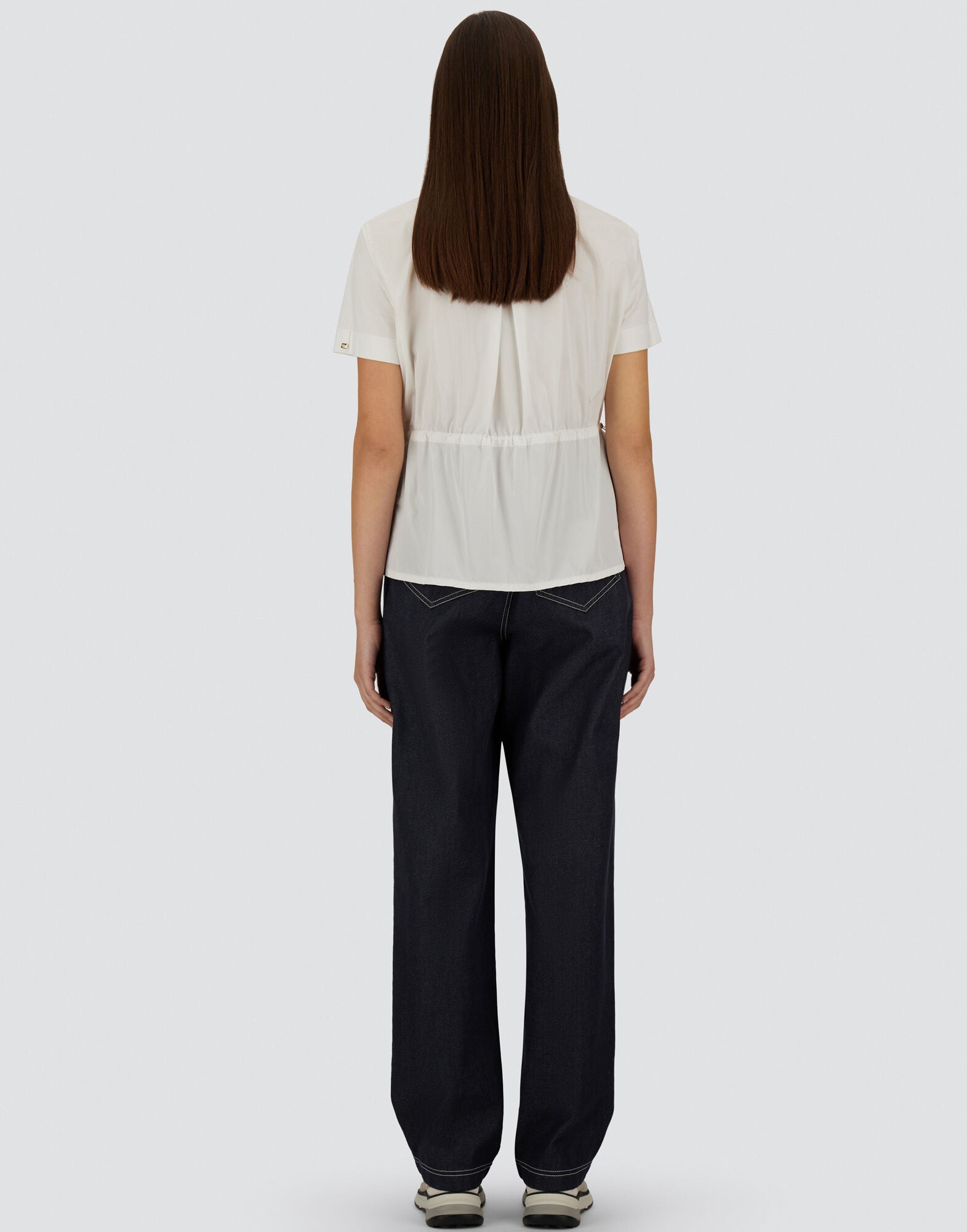 T-Shirt con Taffetà Wmn