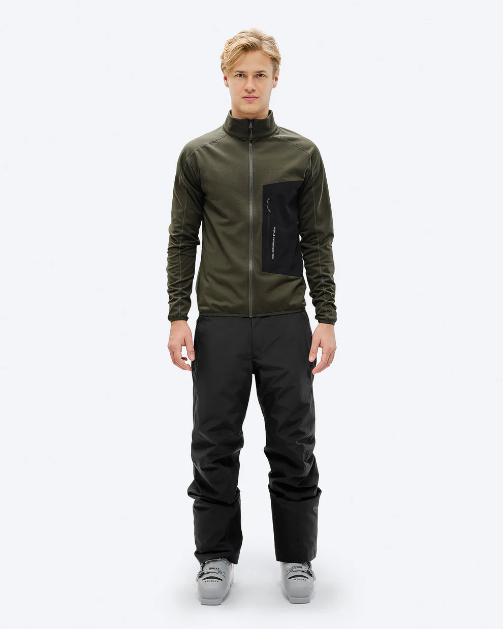 Tecno Grid Fleece T-Neck M