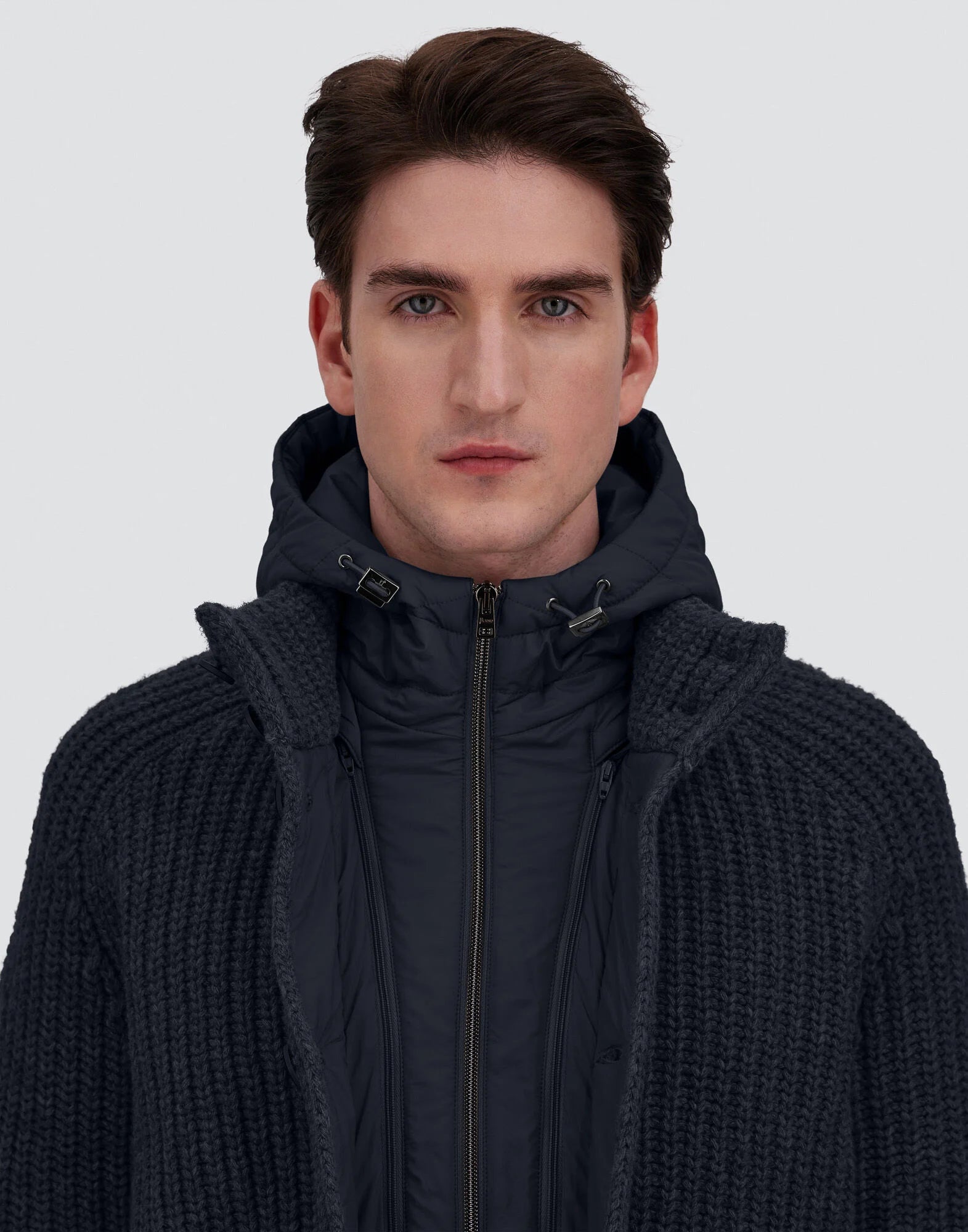 Wool Jacket Raised Texture Man