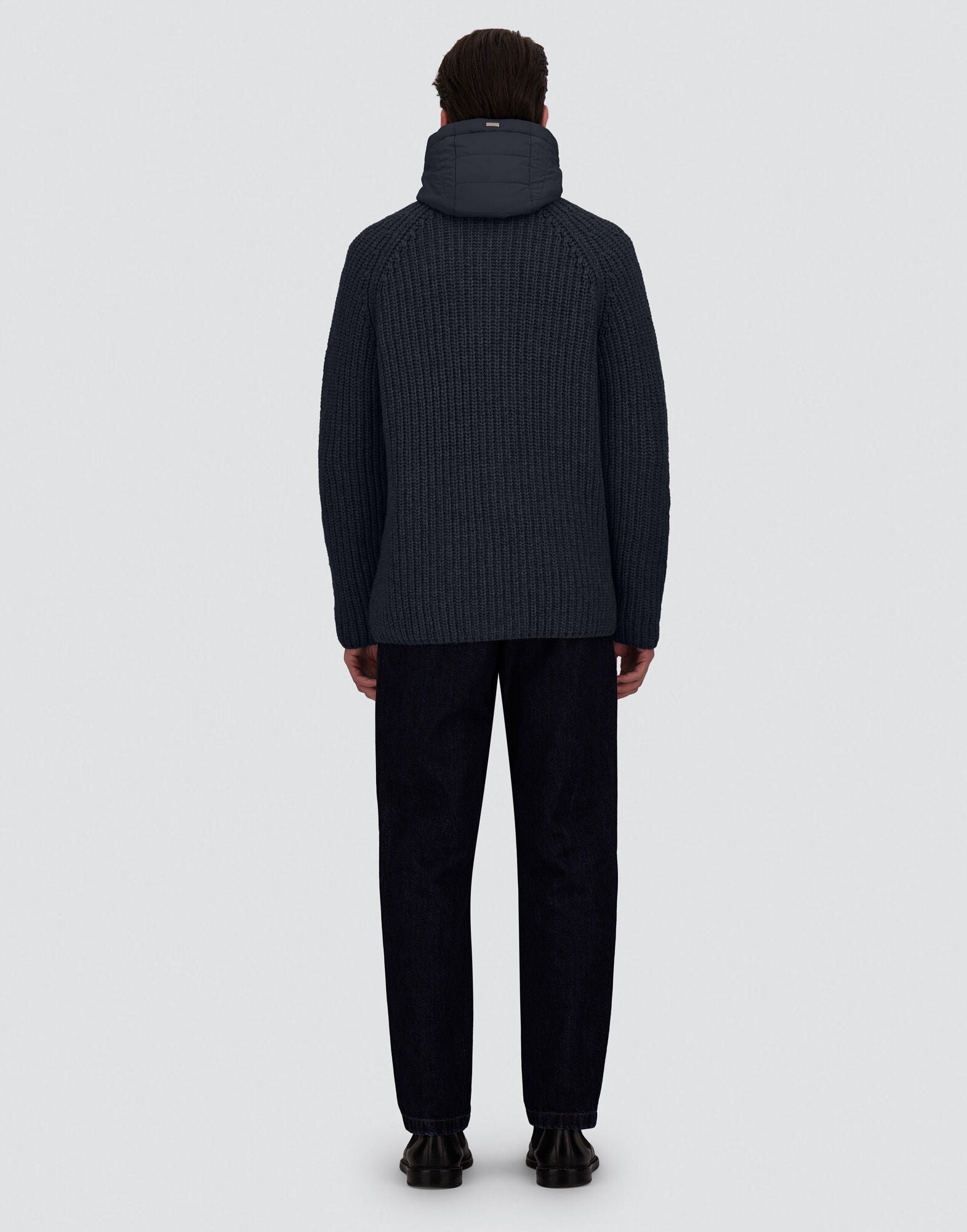 Wool Jacket Raised Texture Man