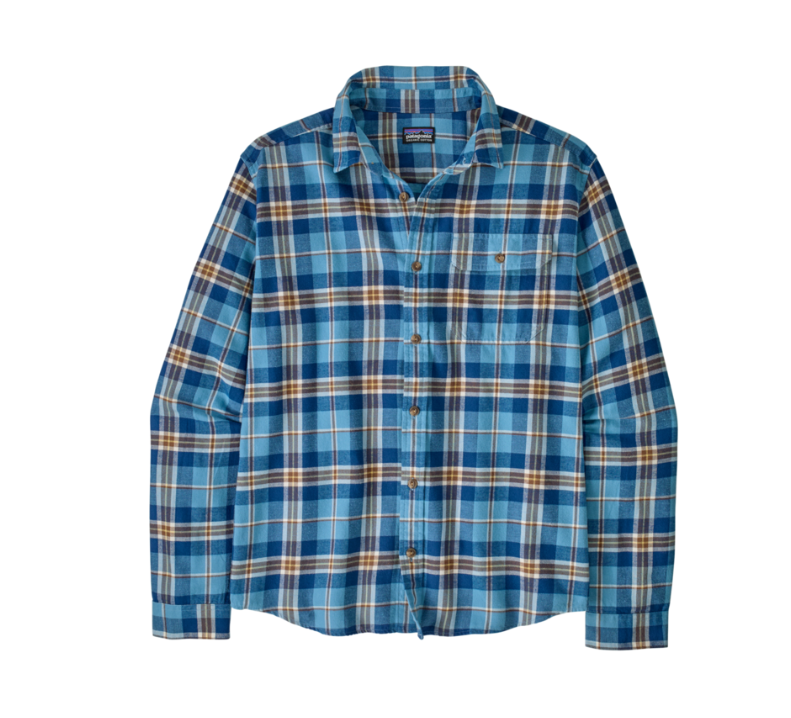 Long-Sleeved Lightweight Fjord Flannel Shirt Man