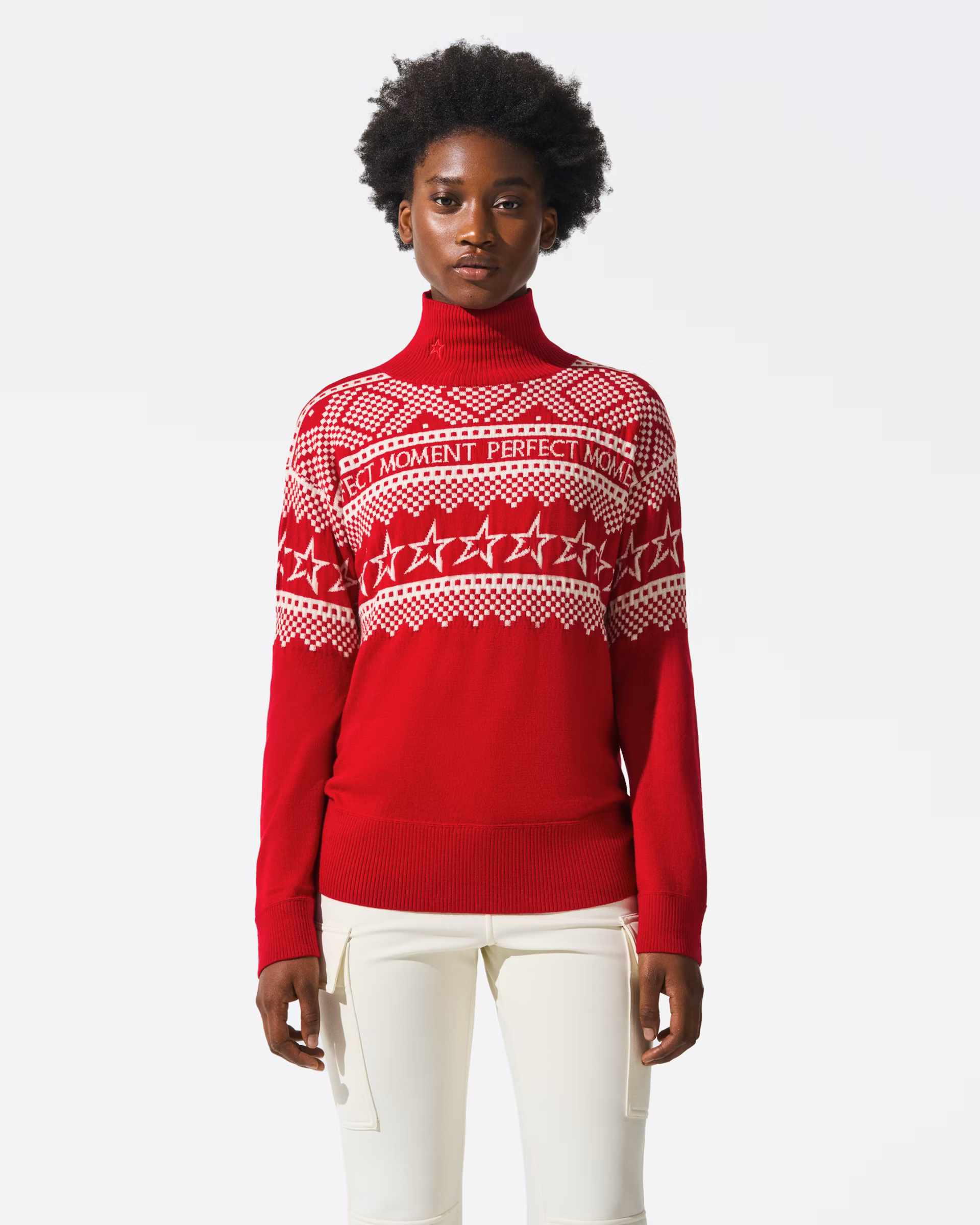 Holiday Roll Neck W