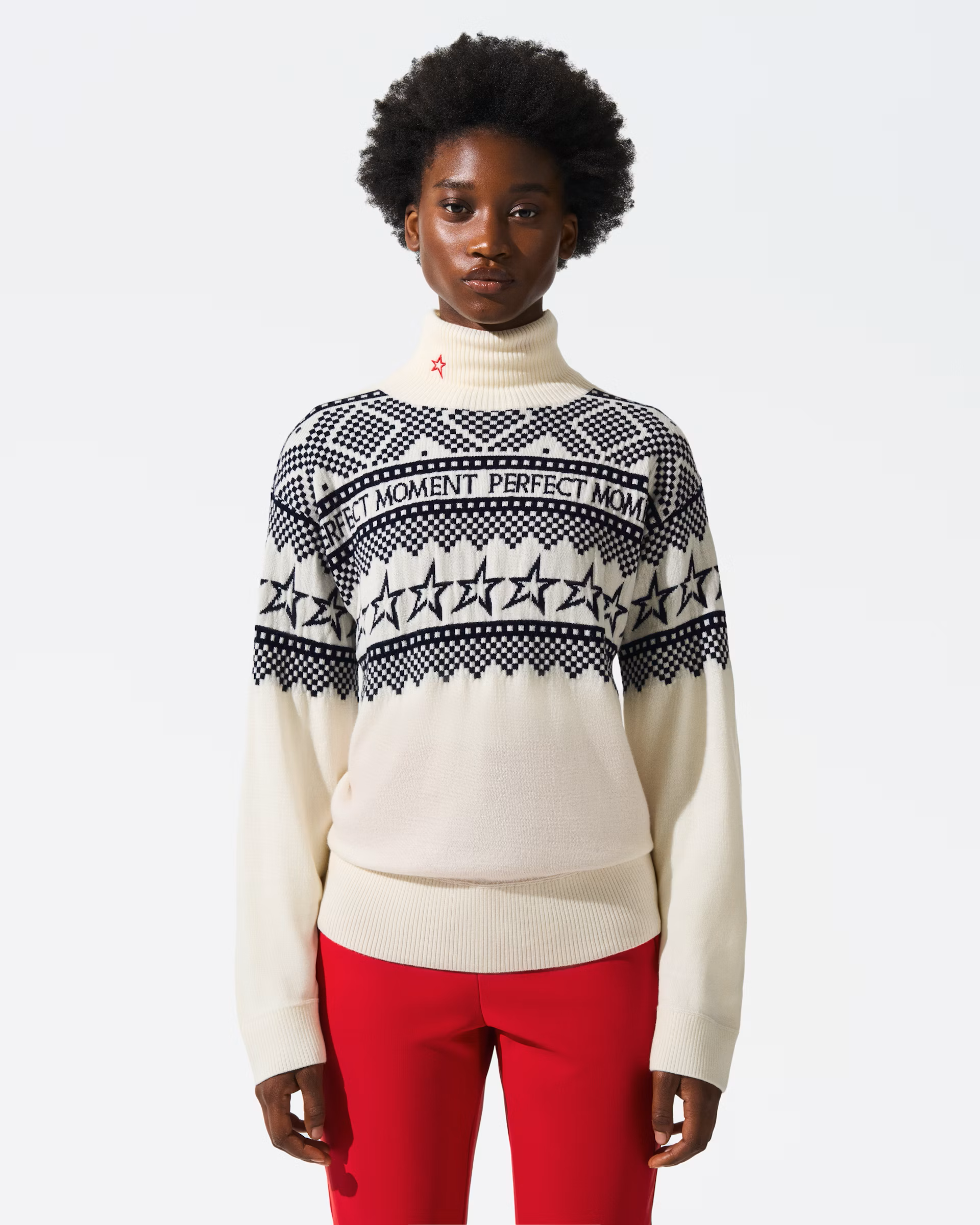 Holiday Roll Neck W